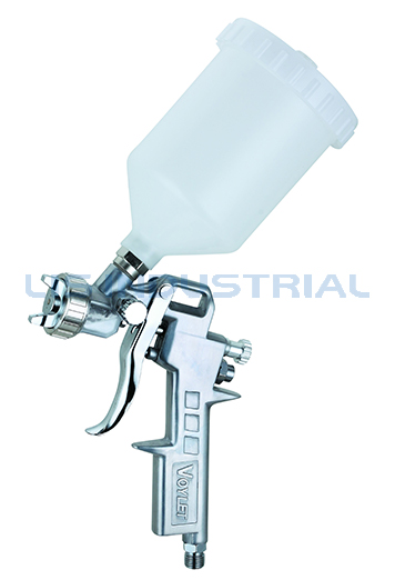 Pistola a spruzzo Voylet S990G con contenitore in plastica da 600 CC per verniciatura